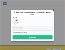 Tablet Screenshot of franciscoalvarezglez.com